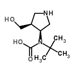 CAS#: 577776-82-0， [(3S,4S)-4-(Hydroxymethyl)-3-Pyrrolidinyl](2-Methyl-2-Propanyl)Carbamic Acid