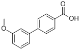structure of CAS# 5783-36-8, 3'-Methoxy-Biphenyl-4-Carboxylic Acid;Zinc02574067
