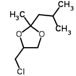CAS 登录号：57840-71-8， 4-(氯甲基)-2-异丁基-2-甲基-1,3-二氧戊环