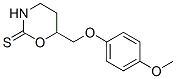 CAS#: 57841-14-2， 3,4,5,6-Tetrahydro-6-(4-Methoxyphenoxymethyl)-2H-1,3-Oxazine-2-Thione