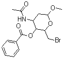 CAS#: 57865-92-6， Methyl 3-Acetylamino-4-O-Benzoyl-6-Bromo-2,3,6-Trideoxy -alpha-D-Ribo-Hexopyranoside