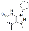 CAS#: 578743-92-7， 1-Cyclopentyl-1,7-Dihydro-3,4-Dimethyl-6H-Pyrazolo[3,4-b]Pyridin-6-One