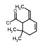 CAS#: 57935-27-0， (2Z)-2-Ethylidene-6,6-Dimethyl-3-Cyclohexene-1-Carbonyl Chloride
