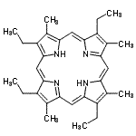 CAS#: 580-47-2， (5Z,10Z,14Z,19Z)-2,7,13,18-Tetraethyl-3,8,12,17-Tetramethyl-21,23-Dihydroporphyrin