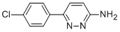 structure of CAS# 58059-47-5, 3-Amino-6-(4-Chlorophenyl)Pyridazine;6-(4-Chloro-Phenyl)-Pyridazin-3-Ylamine;3-AMINO-6-(4-CHLOROPHENYL)PYRIDAZINE;6-(4-Chlorophenyl)Pyridazin-3-Amine