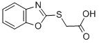 structure of CAS# 58089-32-0, 2-Benzooxazol-2-Ylsulfanylacetate;2-(1,3-Benzoxazol-2-Ylthio)Acetate;2-(1,3-Benzoxazol-2-Ylsulfanyl)Ethanoate;(Benzooxazol-2-Ylsulfanyl)-Acetic Acid Anion
