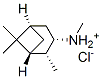 structure of CAS# 58096-22-3, [1R-(1alpha,2beta,3alpha,5alpha)]-Pinane-3-Methylammonium Chloride;Methyl-[(1R,2R,5R)-2,6,6-Trimethylnorpinan-3-Yl]Ammonium Chloride;Methyl-[(1R,2R,5R)-2,6,6-Trimethyl-3-Norpinanyl]Ammonium Chloride;(1R-(1Alpha,2Beta,3Alpha,5Alpha))-Pinane-3-Methylammonium Chloride