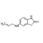 CAS#: 58106-96-0， 6-(Allylamino)-1,3-Benzothiazole-2(3H)-Thione