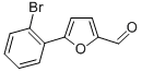 structure of CAS# 58110-57-9, 5-(2-Bromo-Phenyl)-Furan-2-Carbaldehyde;5-(2-Bromophenyl)-2-Furancarboxaldehyde;5-(2-Bromophenyl)Furfural;St5408851
