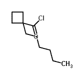 CAS#: 58148-20-2， 1-Hexylcyclobutanecarbonyl Chloride