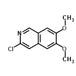 CAS#: 58163-20-5， 3-Chloro-6,7-Dimethoxyisoquinoline