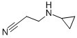 structure of CAS# 58196-47-7, 3-(Cyclopropylamino)Propionitrile;3-(Cyclopropylamino)Propionitrile;560200_Aldrich