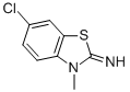 structure of CAS# 58199-49-8, 6-Chloro-3-Methyl-3H-Benzothiazol-2-Ylideneamine;(6-Chloro-3-Methyl-1,3-Benzothiazol-2-Ylidene)Amine;Zinc02455280