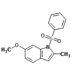 CAS#: 582319-12-8， 6-Methoxy-2-Methyl-1-(Phenylsulfonyl)-1H-Indole