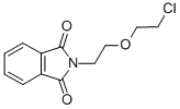 结构式 CAS# 58290-51-0, 2-[2-(2-氯乙氧基)乙基]-1H-异吲哚-1,3(2H)-二酮