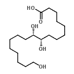 CAS#: 583-86-8， (9S,10S)-9,10,18-Trihydroxyoctadecanoic Acid
