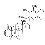 CAS#: 58324-09-7， (5alpha,6alpha,7alpha,22S)-5,23-Dihydroxy-6,7:22,26-Diepoxyergosta-2,24-Diene-1,26-Dione