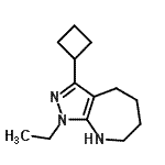 CAS#: 583812-38-8， 3-Cyclobutyl-1-Ethyl-1,4,5,6,7,8-Hexahydropyrazolo[3,4-b]Azepine