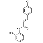 CAS#: 58420-63-6， (2E)-3-(4-Chlorophenyl)-N-(2-Hydroxyphenyl)Acrylamide