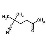 CAS#: 58422-82-5， 2,2-Dimethyl-5-Oxohexanenitrile