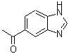 结构式 CAS# 58442-16-3, 1-(1H-苯并咪唑-5-基)乙酮
