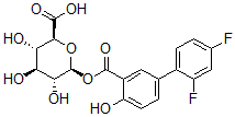 CAS#: 58446-30-3， Diflunisal Glucuronide Ester