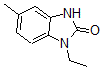CAS 登录号：58533-58-7， 1-乙基-1,3-二氢-5-甲基-2H-苯并咪唑-2-酮