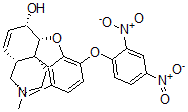 CAS#: 58534-70-6， 7,8-Didehydro-3-(2,4-Dinitrophenoxy)-4,5alpha-Epoxy-17-Methylmorphinan-6alpha-Ol