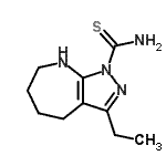 CAS#: 585514-99-4， 3-Ethyl-5,6,7,8-Tetrahydropyrazolo[3,4-b]Azepine-1(4H)-Carbothioamide
