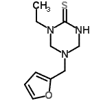 CAS#: 585565-12-4， 1-Ethyl-5-(2-Furylmethyl)-1,4,5,6-Tetrahydro-1,3,5-Triazine-2-Thiol