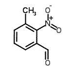 structure of CAS# 5858-27-5, 3-Methyl-2-Nitrobenzaldehyde;2-Nitro-m-tolualdehyde, 3-Formyl-2-nitrotoluene;3-Methyl-2-nitro-benzaldehyde;MFCD08703364