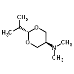 CAS#: 58620-05-6， trans-2-Isopropyl-N,N-Dimethyl-1,3-Dioxan-5-Amine