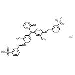 CAS#: 5863-49-0， Sodium 3-[({4-[(2-Chlorophenyl){3-Methyl-4-[(3-Sulfobenzyl)Amino]Phenyl}Methylene]-2-Methyl-2,5-Cyclohexadien-1-Ylidene}Amino)Methyl]Benzenesulfonate