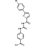 CAS#: 586393-25-1， 4-({[5-(4-Bromophenyl)-2-Furoyl]Carbamothioyl}Amino)Benzoic Acid