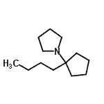 CAS#: 58665-12-6， 1-(1-Butylcyclopentyl)Pyrrolidine