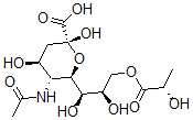 CAS#: 58718-38-0， N-Acetyl-9-O-Lactylneuraminic Acid