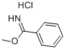 structure of CAS# 5873-90-5, Methyl Benzimidate Hydrochloride;Methoxy-Phenyl-Methanimine Hydrochloride;(Methoxy-Phenyl-Methylene)Amine Hydrochloride;Benzimidoic Acid Methyl Ester