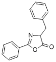 结构式 CAS# 5874-61-3, 4-苄基-2-苯基-2-恶唑啉-5-酮
