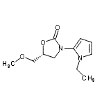 CAS#: 587869-30-5， (5R)-3-(1-Ethyl-1H-Pyrrol-2-Yl)-5-(Methoxymethyl)-1,3-Oxazolidin-2-One