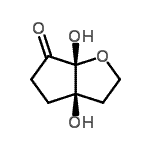 CAS#: 587875-10-3， (3aR,6aR)-3A,6A-Dihydroxyhexahydro-6H-Cyclopenta[b]Furan-6-One