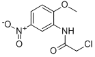 structure of CAS# 58795-63-4, 2-Chloro-N-(2-Methoxy-5-Nitro-Phenyl)-Acetamide;2-Chloro-N-(2-Methoxy-5-Nitro-Phenyl)-Acetamide