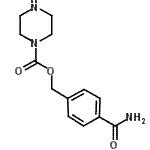 CAS#: 588-88-5， 4-Carbamoylbenzyl 1-Piperazinecarboxylate