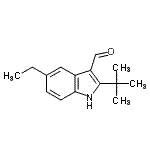 CAS#: 588670-11-5， 5-Ethyl-2-(2-Methyl-2-Propanyl)-1H-Indole-3-Carbaldehyde