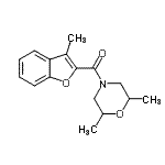 CAS#: 588674-74-2， (2,6-Dimethyl-4-Morpholinyl)(3-Methyl-1-Benzofuran-2-Yl)Methanone