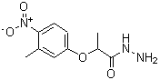 结构式 CAS# 588681-42-9, 2-(3-甲基-4-硝基苯氧基)丙酰肼