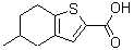 structure of CAS# 588698-05-9, 5-Methyl-4,5,6,7-Tetrahydro-1-Benzothiophene-2-Carboxylic Acid;5-methyl-<wbr>4,5,6,7-t<wbr>etrahydro<wbr>benzo[b]t<wbr>hiophene-<wbr>2-carboxy<wbr>lic acid;5-Methyl-<wbr>4,5,6,7-t<wbr>etrahydro<wbr>-benzo[b]<wbr>thiophene<wbr>-2-carbox<wbr>ylic acid;BAS 12543444