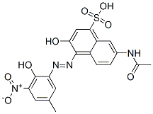 CAS#: 58890-64-5， 7-(Acetylamino)-3-Hydroxy-4-[(2-Hydroxy-5-Methyl-3-Nitrophenyl)Azo]Naphthalene-1-Sulphonic Acid