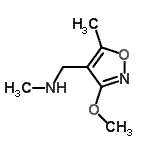CAS#: 58893-43-9， 1-(3-Methoxy-5-Methyl-1,2-Oxazol-4-Yl)-N-Methylmethanamine