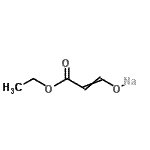 structure of CAS# 58986-28-0, Sodium 3-Ethoxy-3-Oxo-1-Propen-1-Olate;sodium ethyl 3-oxidoacrylate