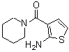 structure of CAS# 590351-58-9, 1-[(2-Amino-3-Thienyl)Carbonyl]-Piperidine;3-(Piperidin-1-Ylcarbonyl)Thiophen-2-Amine(SALTDATA: FREE);Piperidine, 1-[(2-Amino-3-Thienyl)Carbonyl]- (9CI);1-[(2-AMINO-3-THIENYL)CARBONYL]-PIPERIDINE